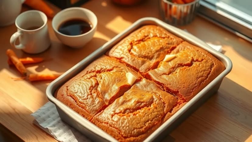 Morotskaka i långpanna från Fredriks fika