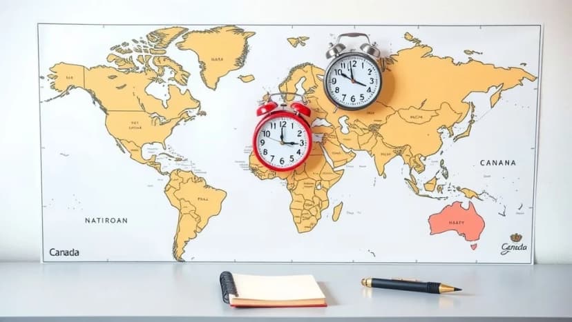 Vad är klockan i Kanada just nu